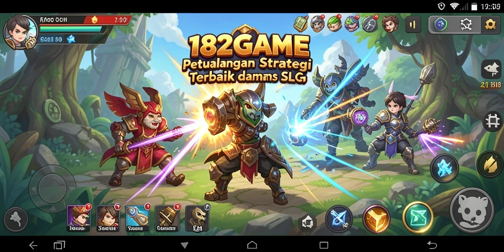 Menampilkan aksi dan strategi mendebarkan dalam gameplay SLG.