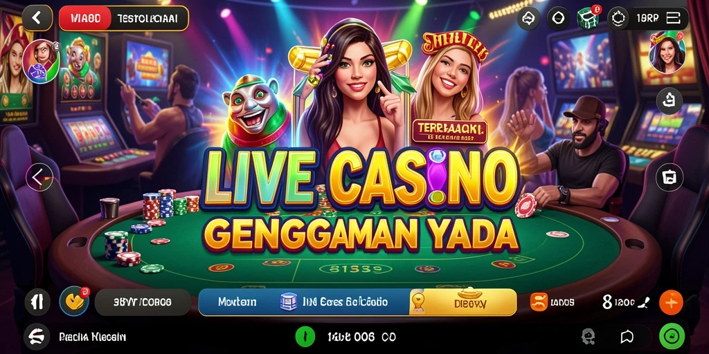 Tampilan gameplay Live Casino yang menggugah selera di 8180.
