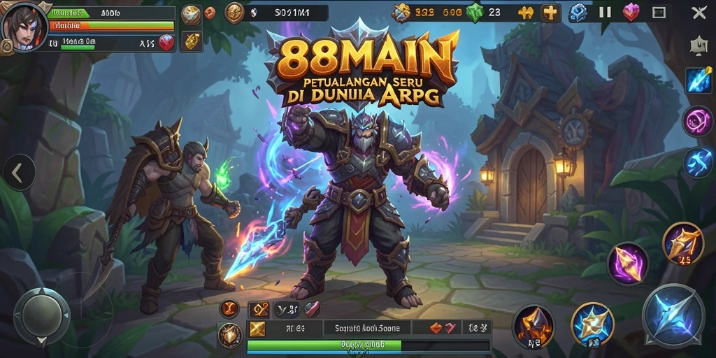 Gameplay ARPG seru dengan karakter dan pertarungan menantang.