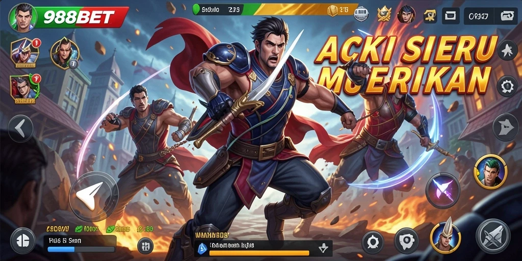 Tampilan gameplay 988BET menampilkan aksi yang intens dan mendebarkan.
