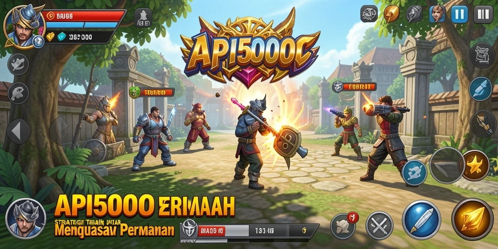 Tampilan gameplay seru di API5000 dengan strategi mendalam.