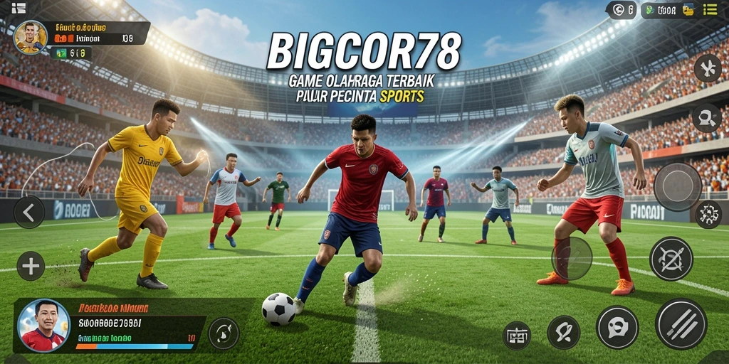Gambaran gameplay seru dari BIGCOR78 dalam permainan olahraga.