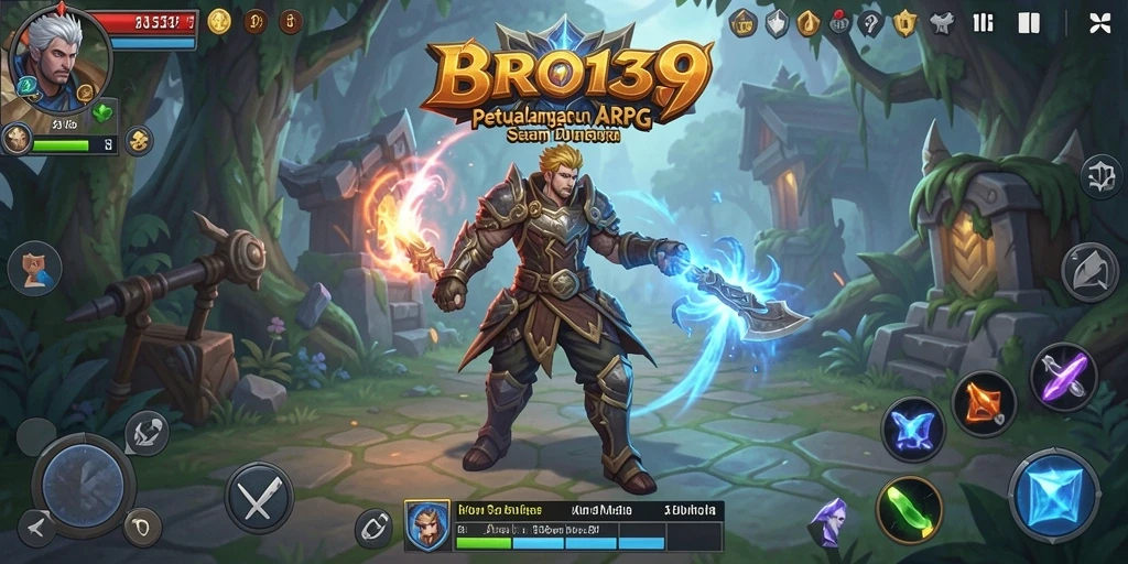 Tampilan gameplay seru dari BRO138 dalam petualangan ARPG.