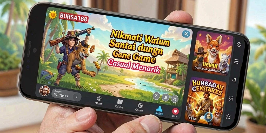 Tampilan gameplay menarik dari BURSA188 yang penuh warna.