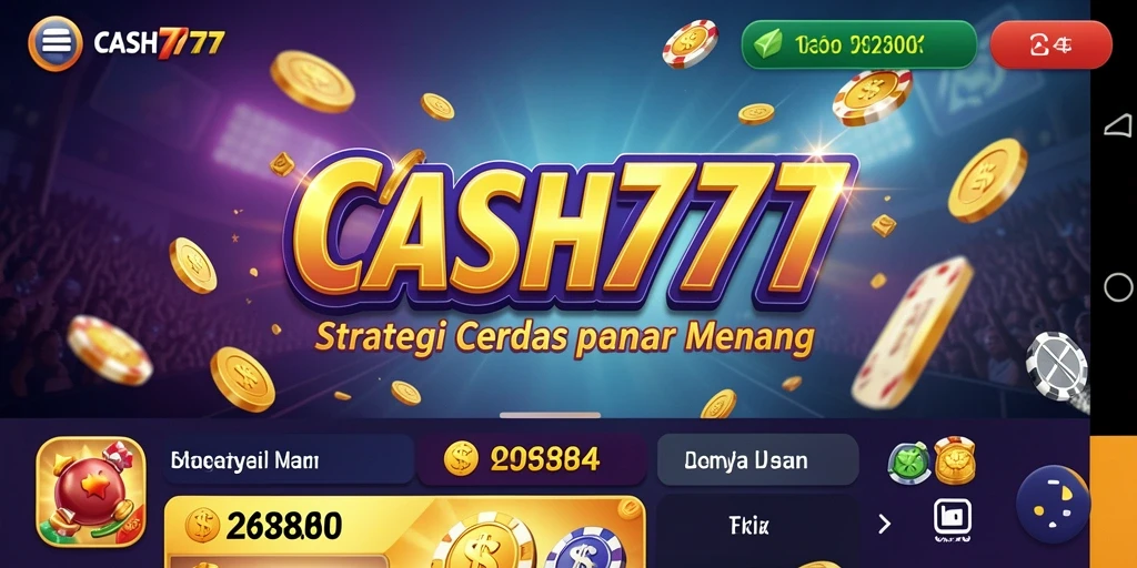 Tangkapan layar menunjukkan aksi seru dalam pertandingan strategi CASH777.