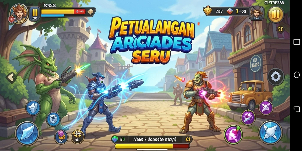 Tampilan gameplay seru dan menarik dari GIFTRP288.