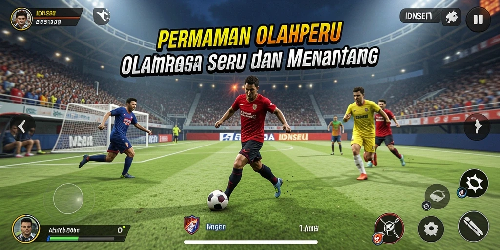 Screenshot gameplay yang menampilkan aksi seru di IDNSERU.