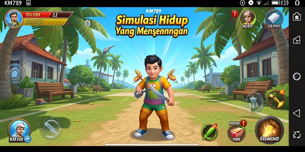 Tampilan gameplay menarik dan interaktif dari KM789.