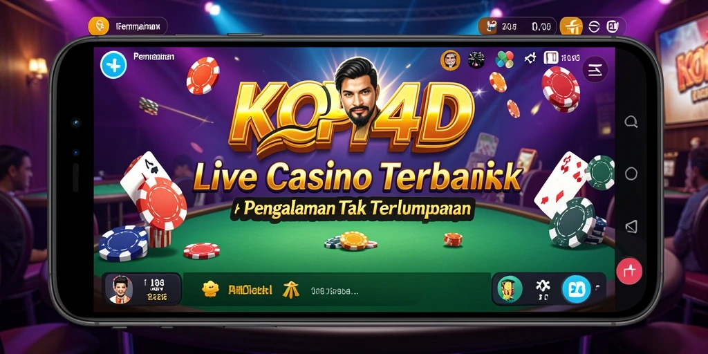 Tampilan gameplay KOPI4D yang mengasyikkan dan interaktif dalam Live Casino.