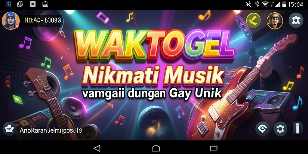 Tampilan menarik dari gameplay musik WAKTOGEL