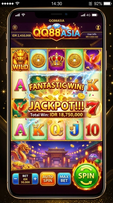 Antarmuka pengguna yang intuitif dari qq88asia.